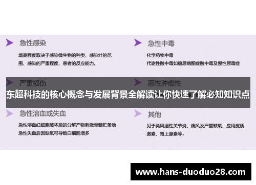东超科技的核心概念与发展背景全解读让你快速了解必知知识点