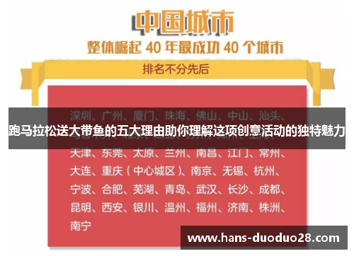 跑马拉松送大带鱼的五大理由助你理解这项创意活动的独特魅力